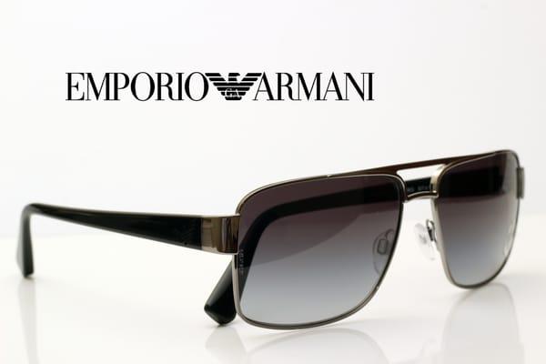 A pair of Armani sunglasses at Vision Care Specialists.