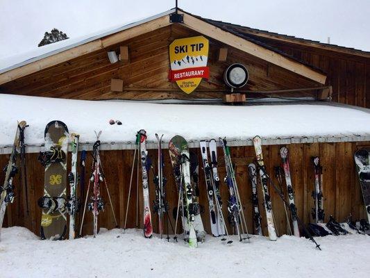 Restaurant & Bar at the top of the mountain. Elevation 10,350 Ft.