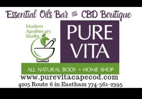 Cape Cod's first Essential Oils Bar!