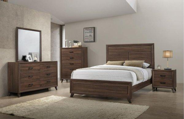 Queen bed frame dresser & mirror $599.99