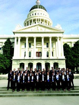 Students attend the Cal-HOSA Leadership Conference in Sacramento.