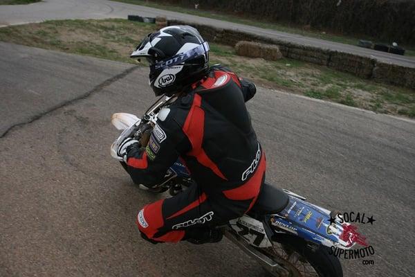 Learning to lean with Socal Supermoto.