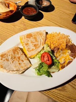 Quesadilla with chicken