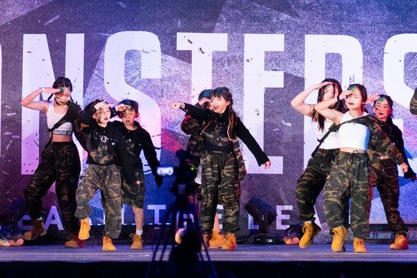 Students' performance at Monsters Hiphop Competition