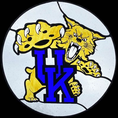 University of Kentucky stained glass panel.