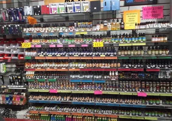 Large E-Liquid selection!