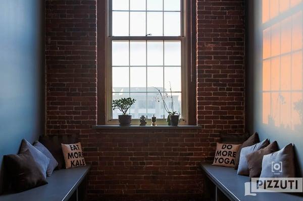 Chill space in our lobby.