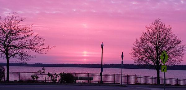 A beautiful sunset over Buffalo Lake