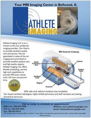 Athlete Imaging English Flyer