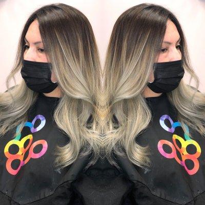 Balayage hair