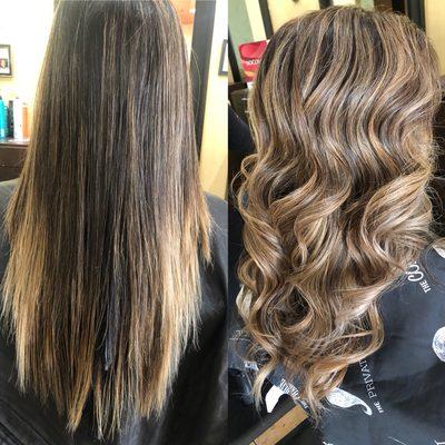 Hair by tiffany. Balayage blend! Ash blonde