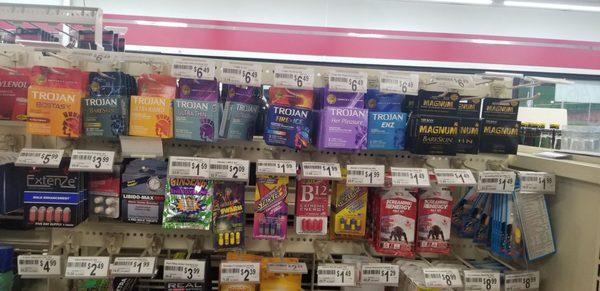 9/7/21 Remember when these were behind the counter and you had to ask for condoms?