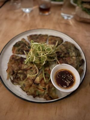 Korean scallion pancake