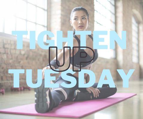 Tighten up with us every Tuesday in person or on Instagram @3T_Wellness