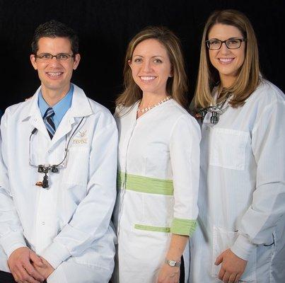 Drs. Brian Struby,  Meagan Struby and  Jamie Smith