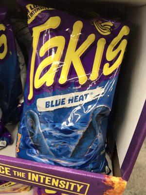 These neon blue snacks scare me! Lol