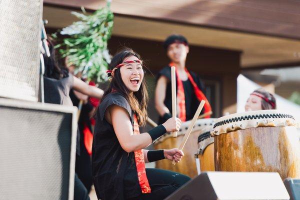 Performance by Bakuhatsu Taiko Dan