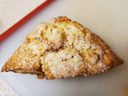 Lemon ginger scone