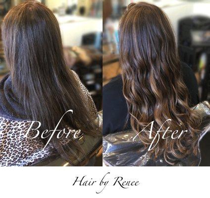 Before And After Hair Extensions