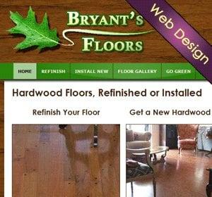 Web design that collects customer-contacts for floor refinishing professional