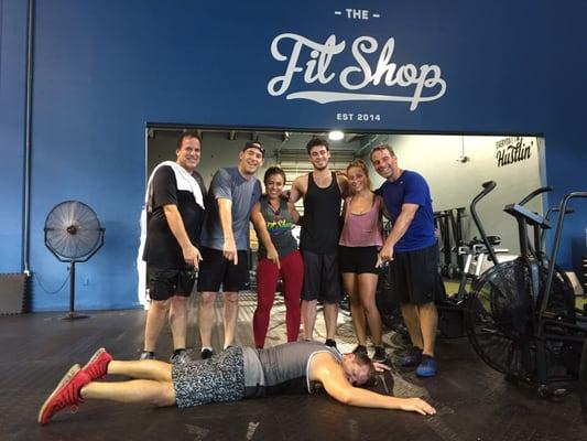 The fit shop is amazing. I'm the guy on the ground...