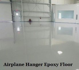 Epoxy Floor Airplane Hanger