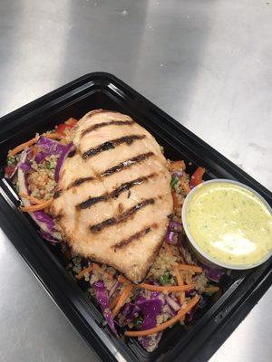 Grilled Chicken with Thai Quinoa Salad