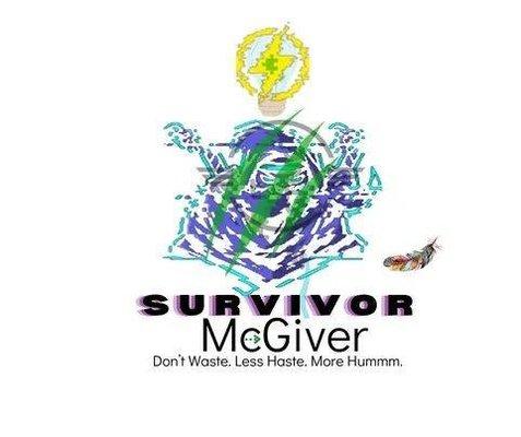 An awesome creation representing of a brand that aims to educate on survivor mentality for those that are needing a little bit of an extra h