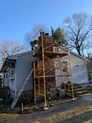 Expert chimney repair or installation services.