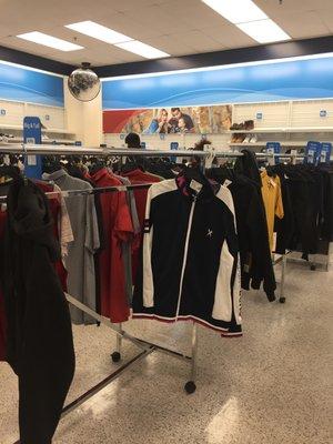 Mens section needs to be consolidated or restocked