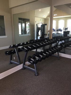 Weight center exercise room