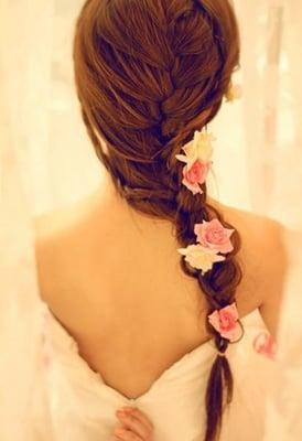 Soft braid for bridal shower