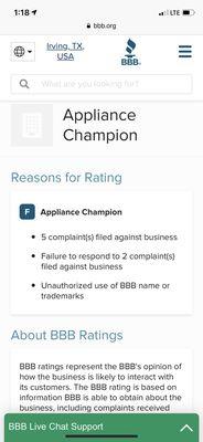 Bbb.org rating