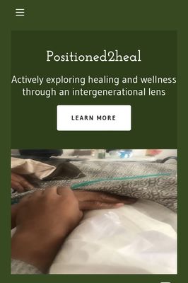 P2H actively works to explore healing and wellness through an intergenerational lens!              https://positioned2heal.com/