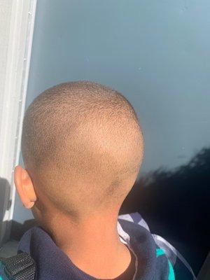 My son's first haircut by Bob