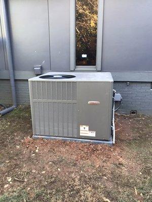 New package unit install for a local General Contractor.