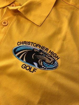 CHS Golf Embroidered Polos.