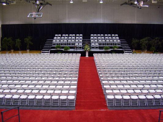 Large events: chairs, stage, draping and much more... 229-883-5777