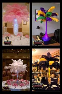 Feather Centerpieces in Ohio