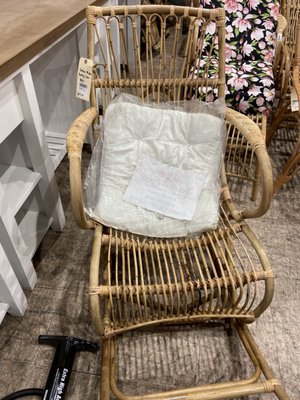 Rattan rocker