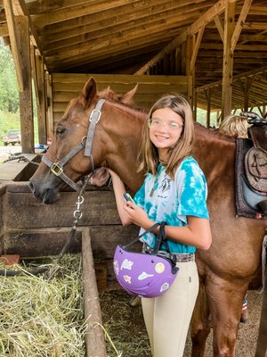 Me and my horse Gypsie