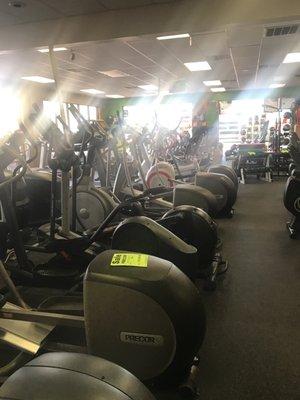 HUGE selection of exercise equipment!!!