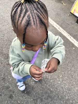 Cornrow under 10yrs $50