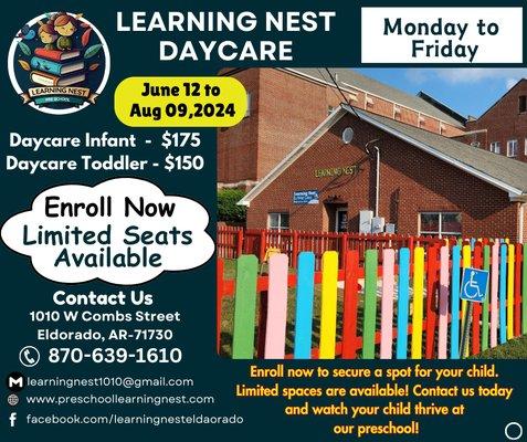 Learning Nest Daycare Preschool Afterschool