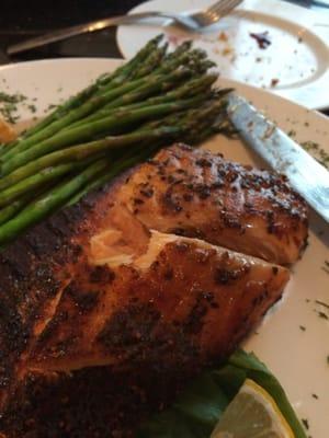 Cedar plank salmon