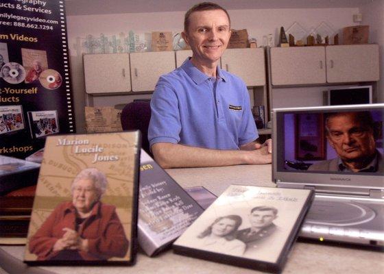 Video biographer & Family Legacy Video president, Steve Pender.