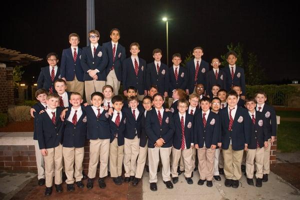 We are a private Catholic day school for boys, grades 4-8