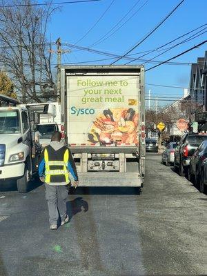 Driver and truck