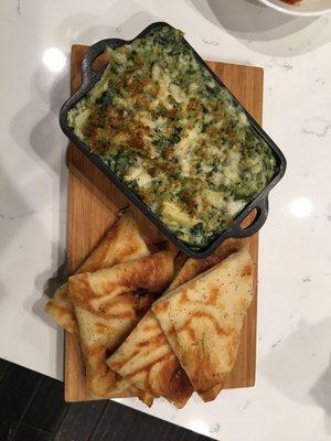 Spinach, Artichoke & Three Cheese Dip