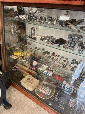 A selection of interesting bike memorabilia!